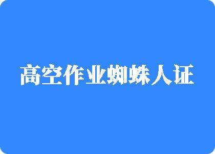 男生的坤巴插进女生的小洞洞软件高空作业蜘蛛人证